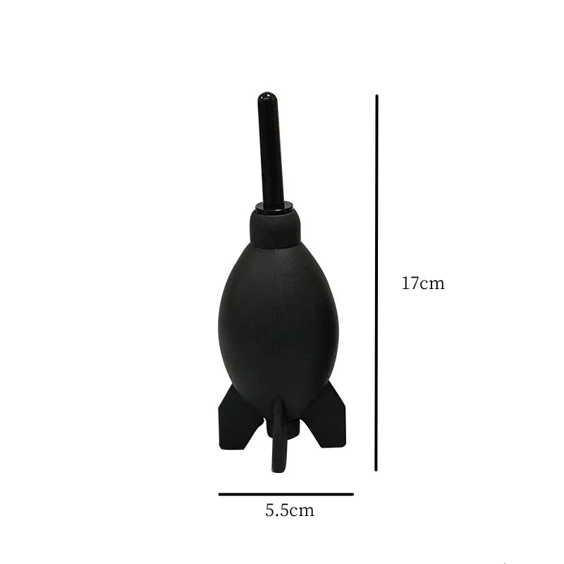 Black Rocket Air Blaster Dust Blower Cleaner Rubber Bulb Air Pump Accessory Blower Pump Cleaning Tool for Coffee Machine