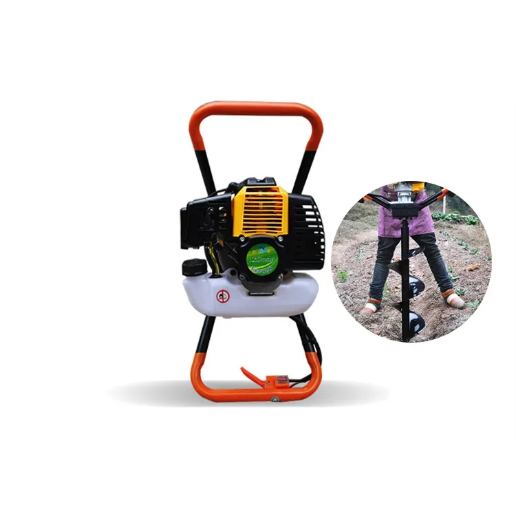 Four Stroke Deep Hole Boring Digging Machine Hole Digger Ice Drill