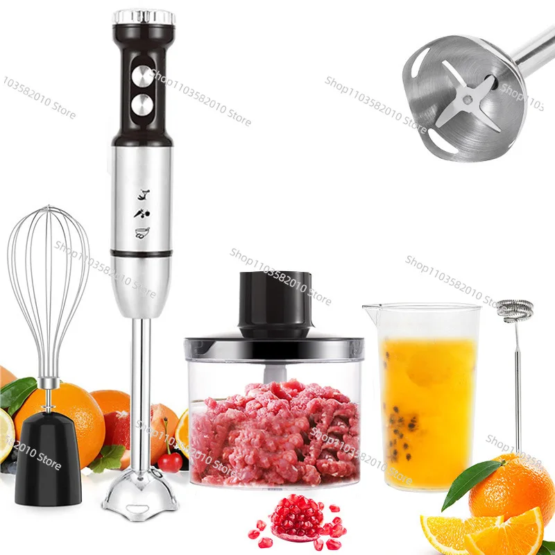 Batidora eléctrica de mano de 1000W para preparar comida para bebés, máquina de 25 velocidades variables para picar carne