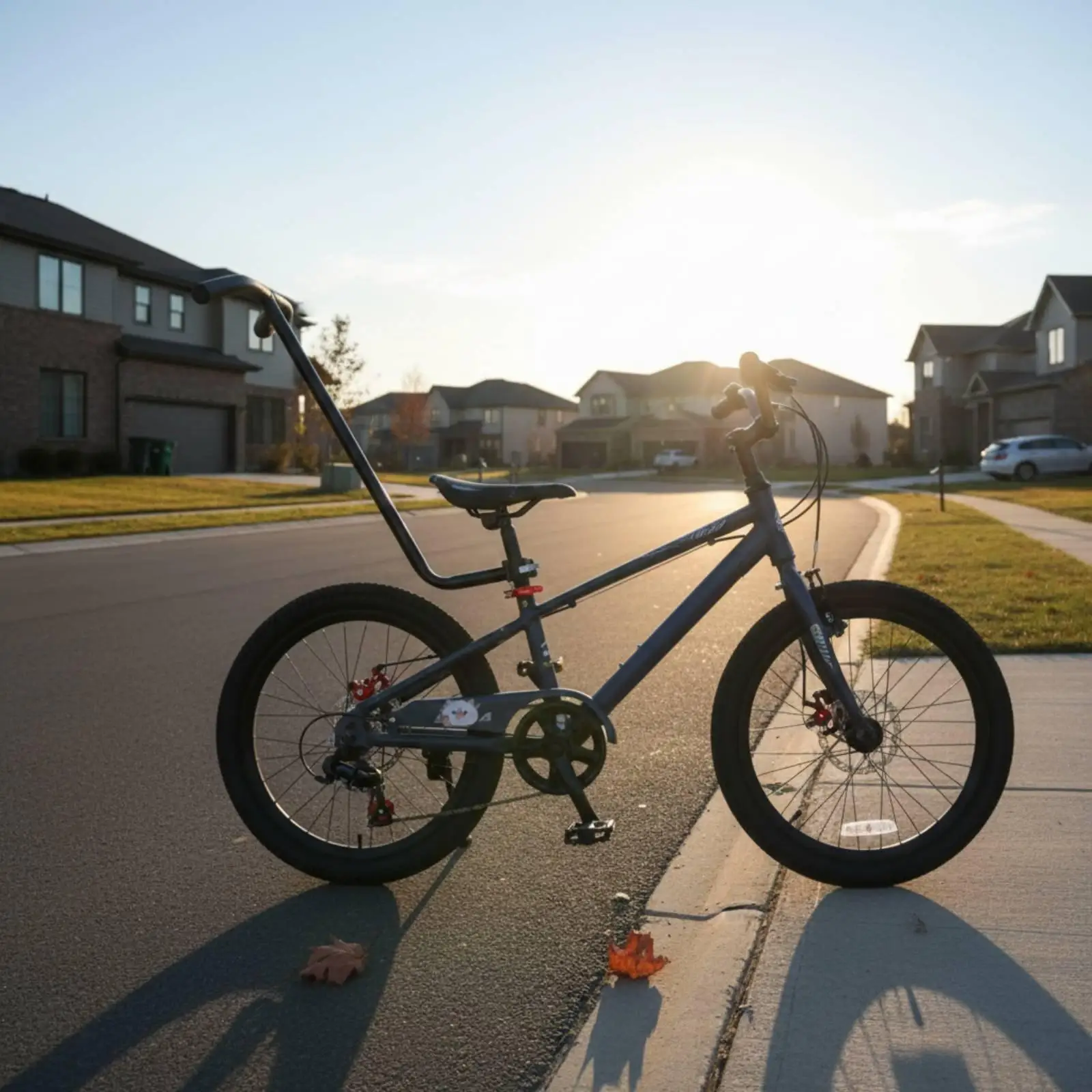 Kid Bike Training Handle Easy Install Balance Guide Bar Support for Children's Bicycle Outdoor Riding