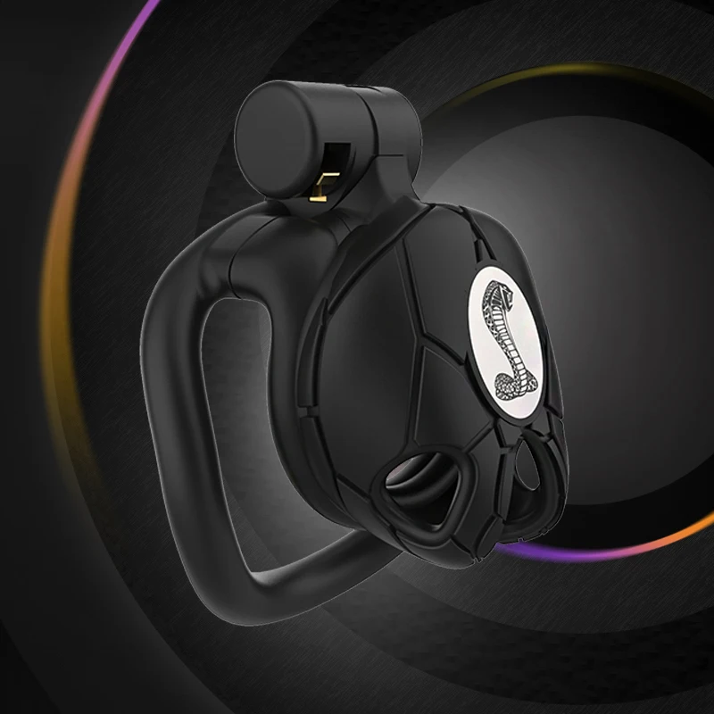 Python V8.0 Cage Mamba Male Chastity Device Arc/flat Cuff Penis Ring With 3 Size Cock Penis Rings Adult Sex Toys