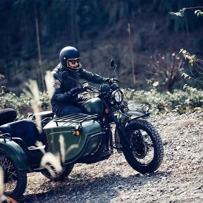 Three-wheeled 500 double-cylinder water-cooled three-wheeled motorcycle brand new retro locomotive