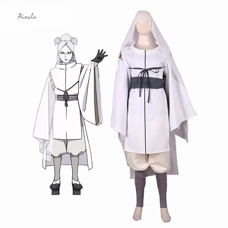 

Ainclu Japanese Anime Boruto The Movie Ootutuki Momoshiki Cosplay Costume White Big Veil For Halloween Christmax