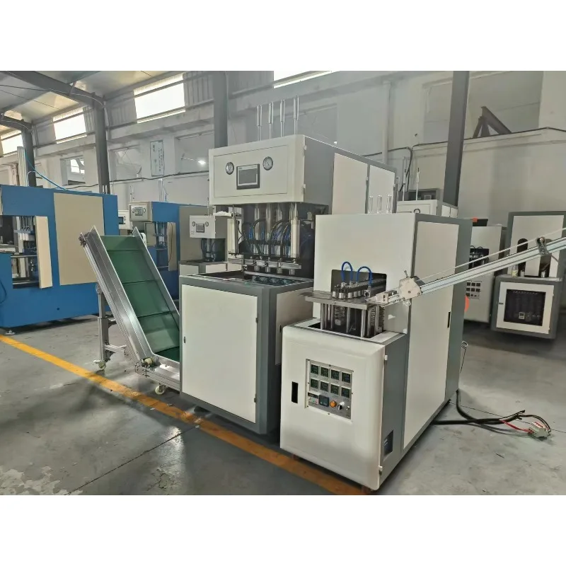 4cavity Preform Loader, Oven, Blower and Bottle Conveyor Good Price Semi Automatic Small Plastic PET Mineral Water Bottle