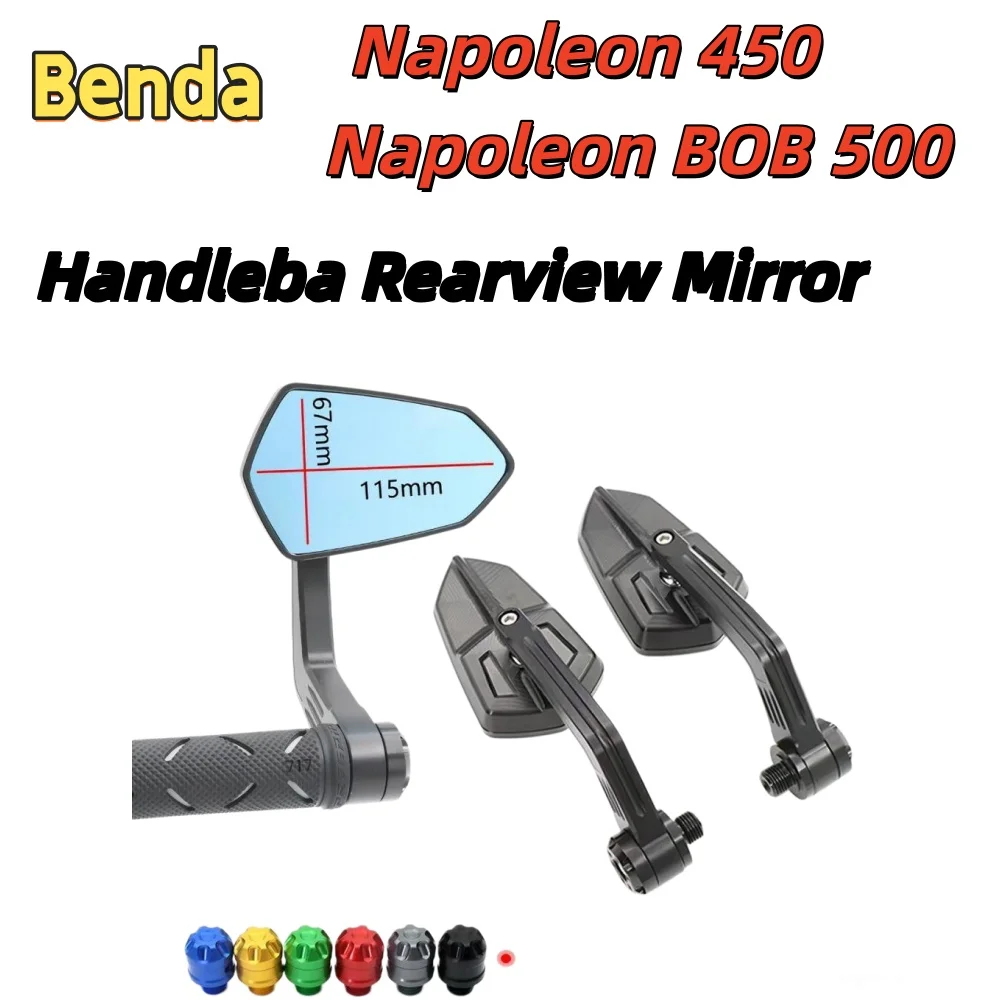 

Suitable for Benda Napoleon 450 and Napoleon BOB 500 handlebar mirror/rearview mirror modification accessories