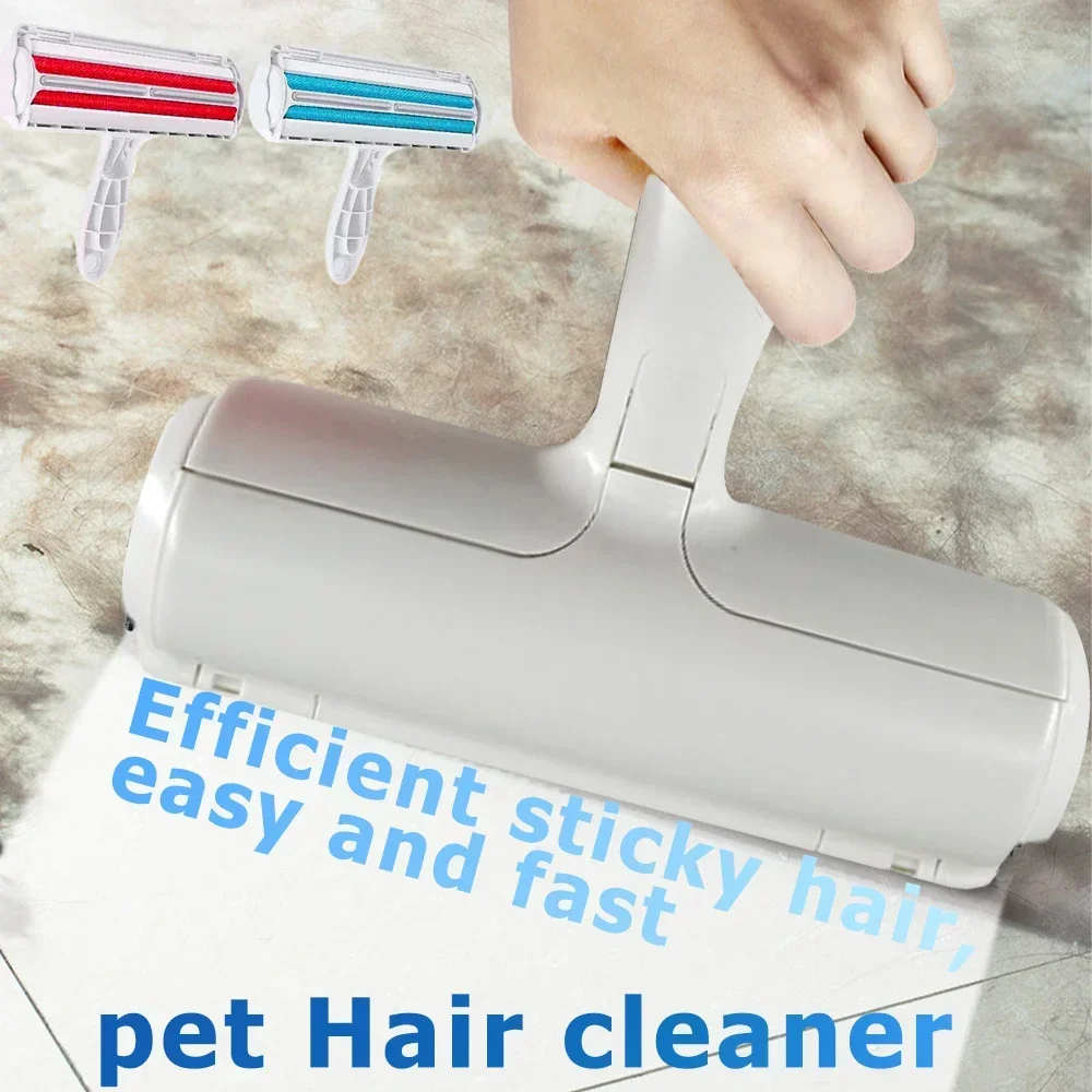 Pet Hair Remover Roller - Dog & Cat Fur Remover with Self-Cleaning Base - Efficient Animal Hair Removal Tool - Perfect for Furni