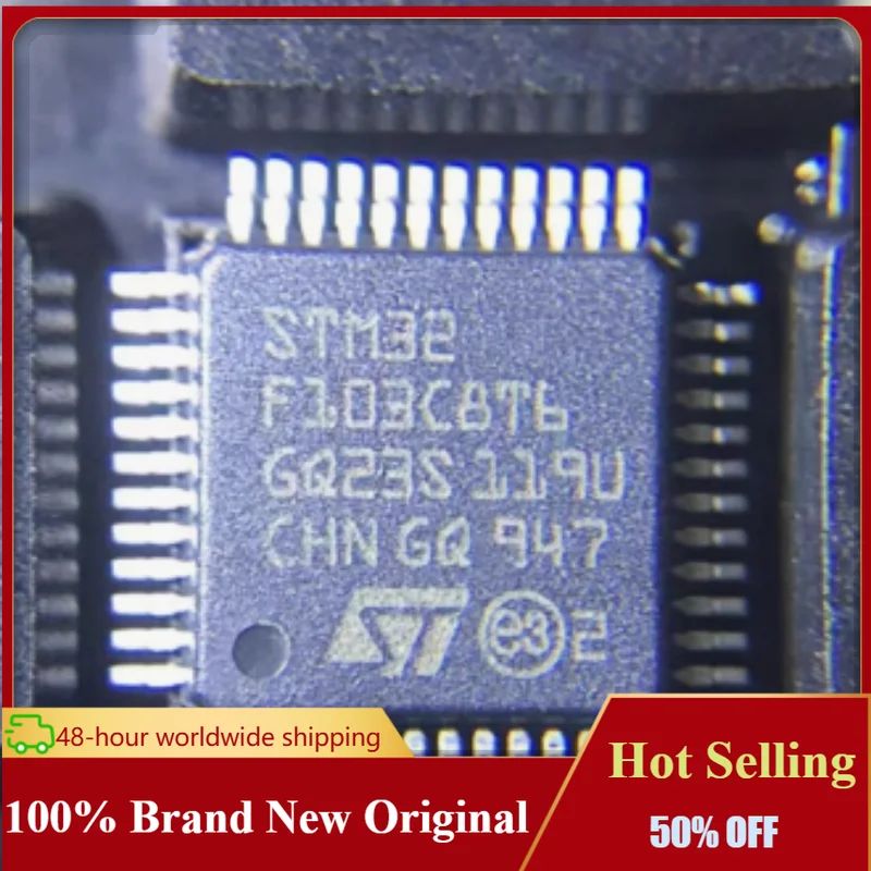 10-100PCS STM32F103C8T6 QFP48 Original Genuine Goods in Stock Hot Selling