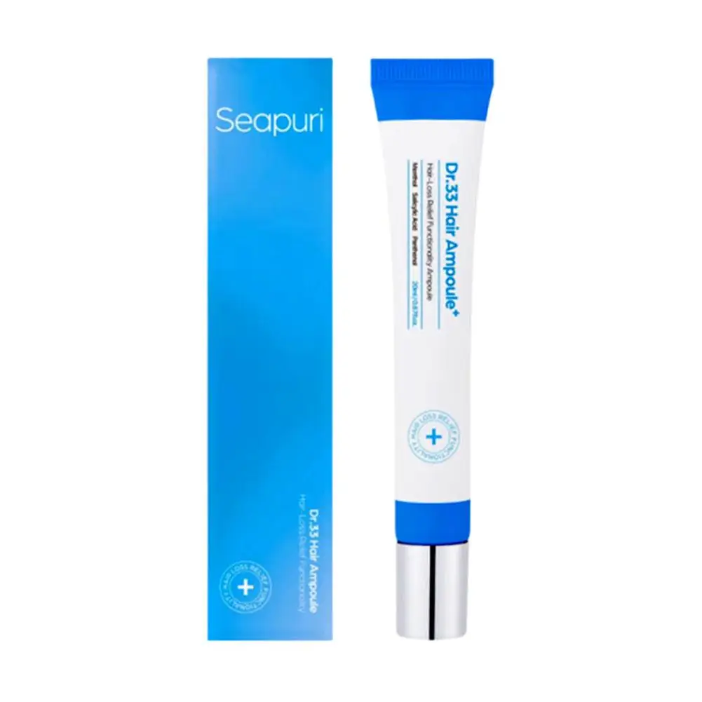 Seapuri Scalphy Hair Essence Rollerball, rafraîchissant et rafraîchissant, renforce les racines des 