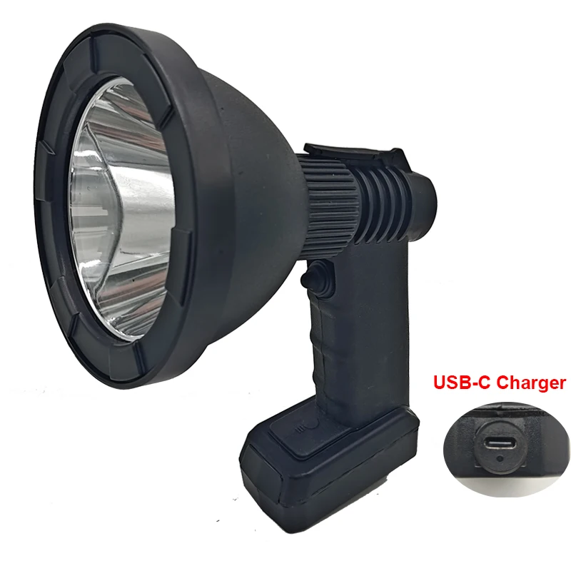 High Strong Power Led Flashlights 2000LM Tactical Torch with Display Light USB Charging Camping Fishing Emergency Zoom Lantern