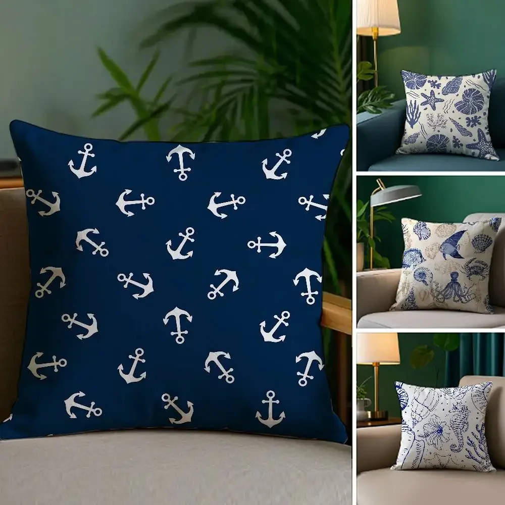 Oean Animals Pillow Case Plush Fabric Soft Double Sided Print Home Sofa High Quality Cushion Cover Throw