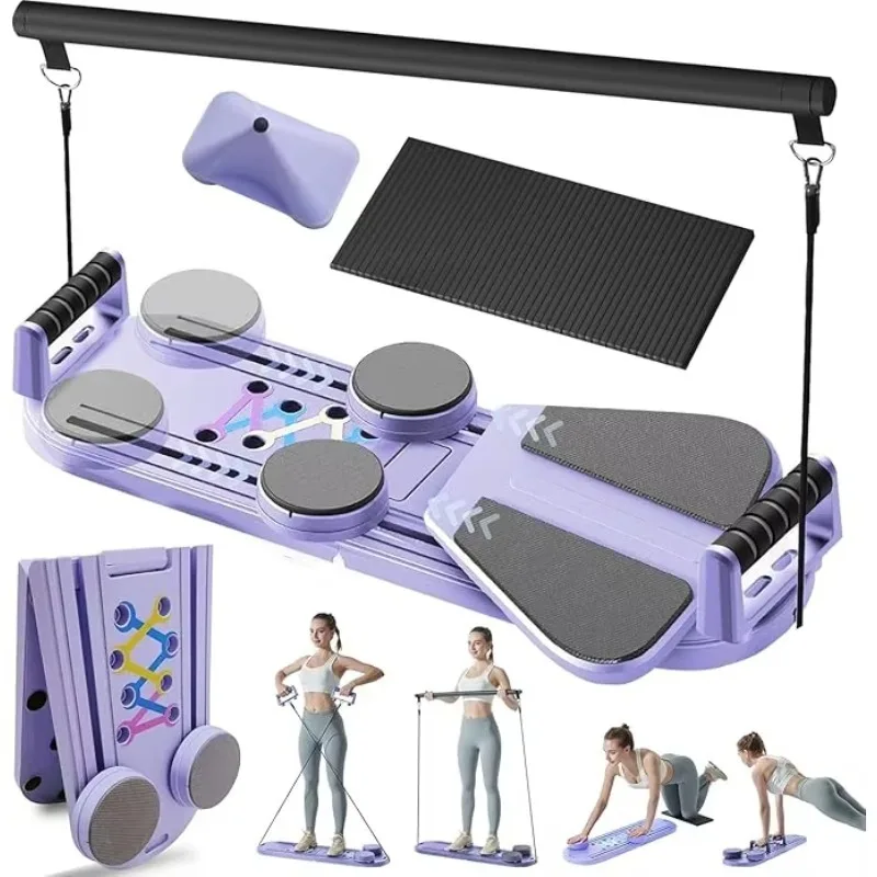 

YTYIN Pilates Set 15-in-1 Multifunctional Reform Board, Foldable Abs Core Training Board, Reformer Set