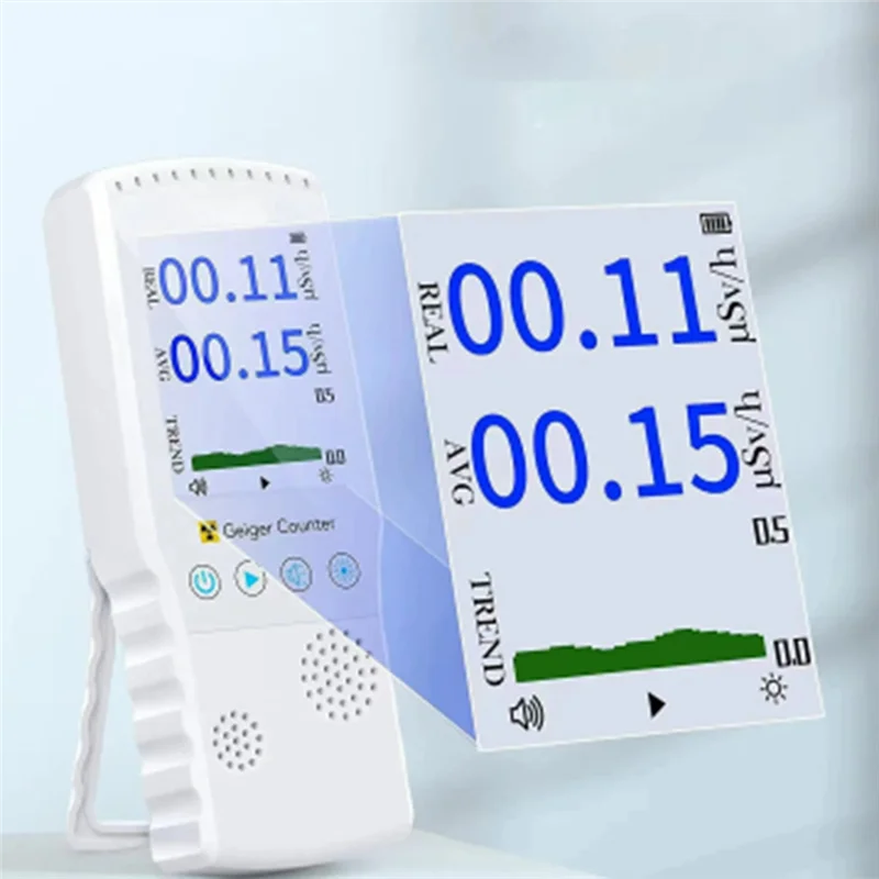 Ar-02 Detector de Radiação Nuclear, Testador EMF, Contador Geiger, Completamente Funcional, Ambiental, Novo