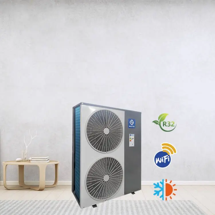 Hot Sale oem wifi household R32 evi floor air to water inverter heat pumps heating