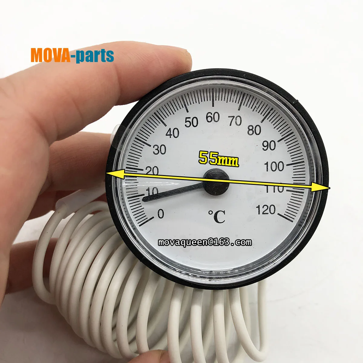 Dishwasher Accessories Boiler Plastic 1.5 Meter 55MM 120 Degrees Water Temperature Gauge For MEIKO HOBART Dishwasher Replace