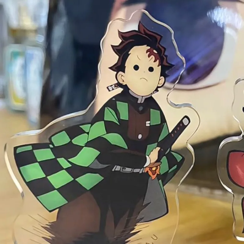 حامل أكريليك أنيمي Demon Slayer يتميز بلوحة زنبركية ملصق مغناطيسي Tomioka Giyuu وTanjirou لهواة الجمع والمعجبين #5