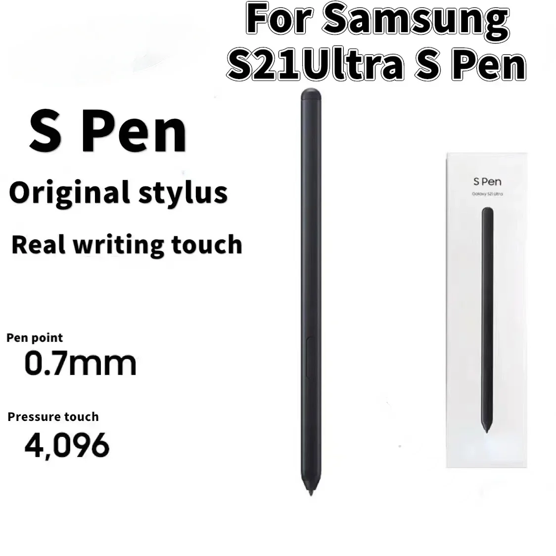 New Pen  S21 Ultra 5G S Pen Stylus For Samsung Galaxy S21Ultra S21U G9980 G998U Stylus Mobile Phone Screen Touch Pen