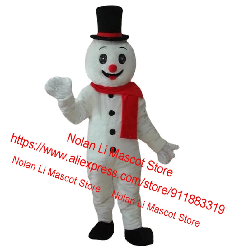 New Customized EVA Material Snowman Mascot Costume Walking Cartoon Suit Cosplay Birthday Party Festive Gifts Adult Size 054