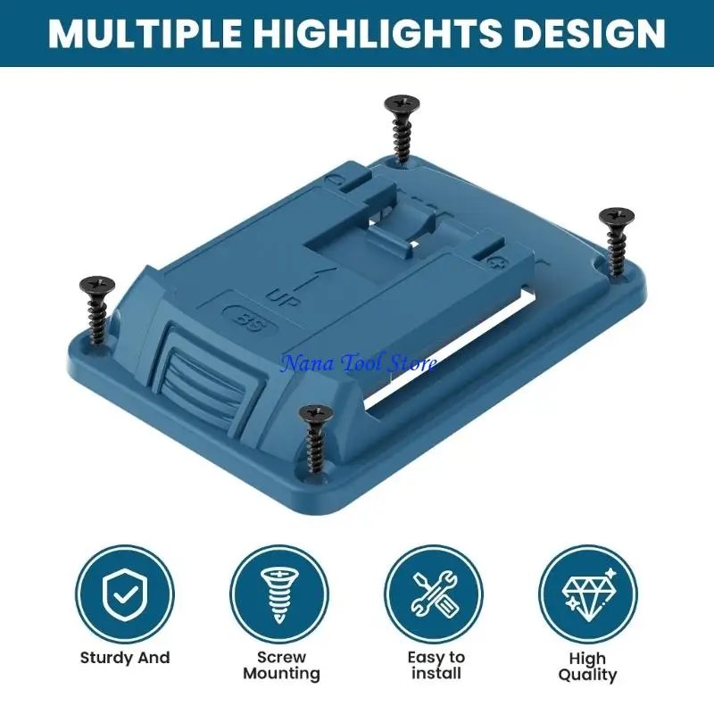 31GJ Lot Of 5 Heavy Duty ABS Tool Hangers Support For 18V Equipment Easy To Install