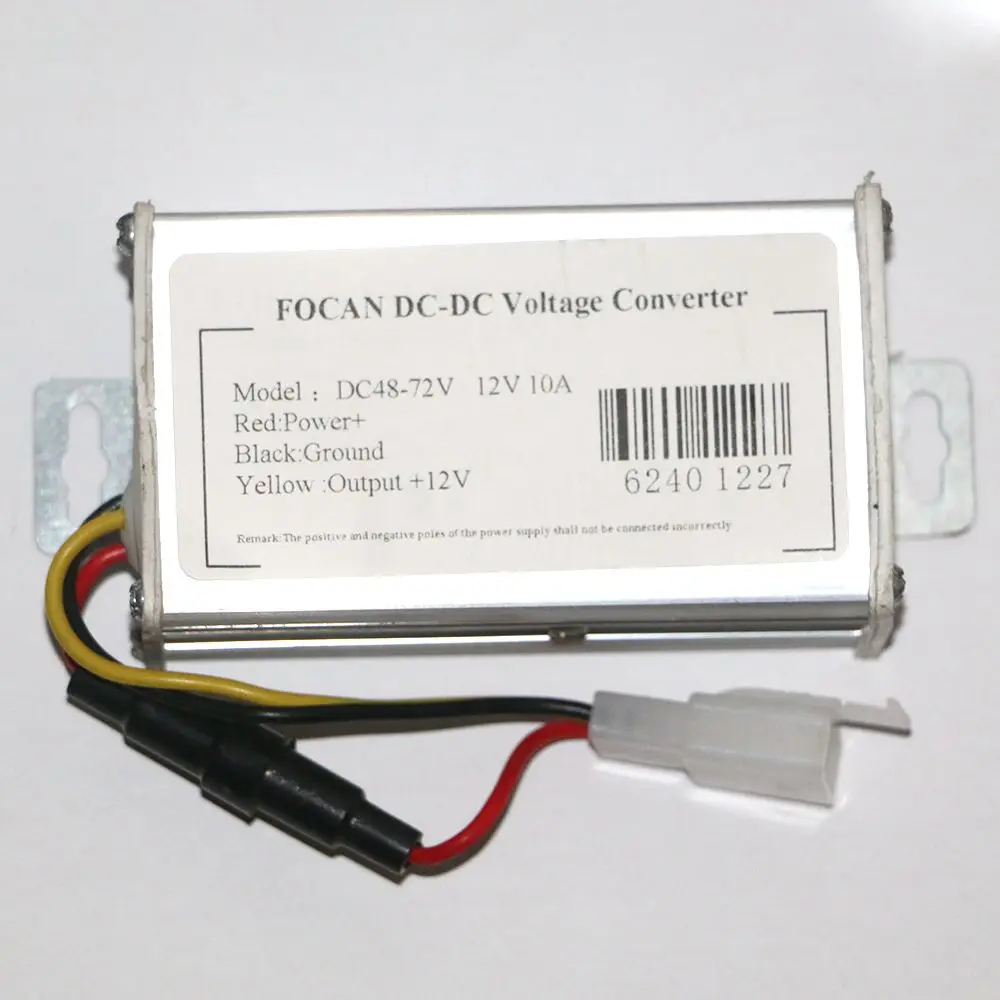 Electric Bicycle Voltage Converter Adapter Transformer DC 48-72V To 12V 10A 15A  Ebike Voltage Regulator E-bike Accessories