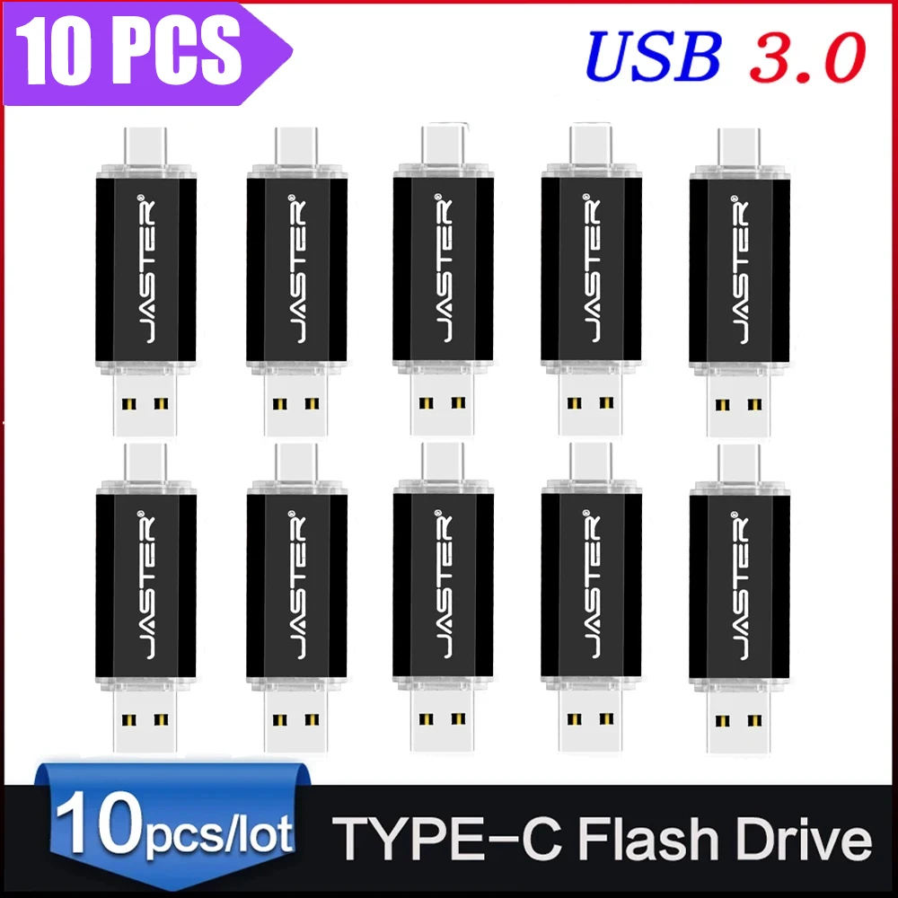 

Оптовая продажа, 10 шт./лот, TYPE C, USB3.0, высокоскоростной флэш-накопитель, 256 ГБ, 128 ГБ, 64 ГБ, 32 ГБ, внешний флэш-накопитель для хранения, бизнес-подарок