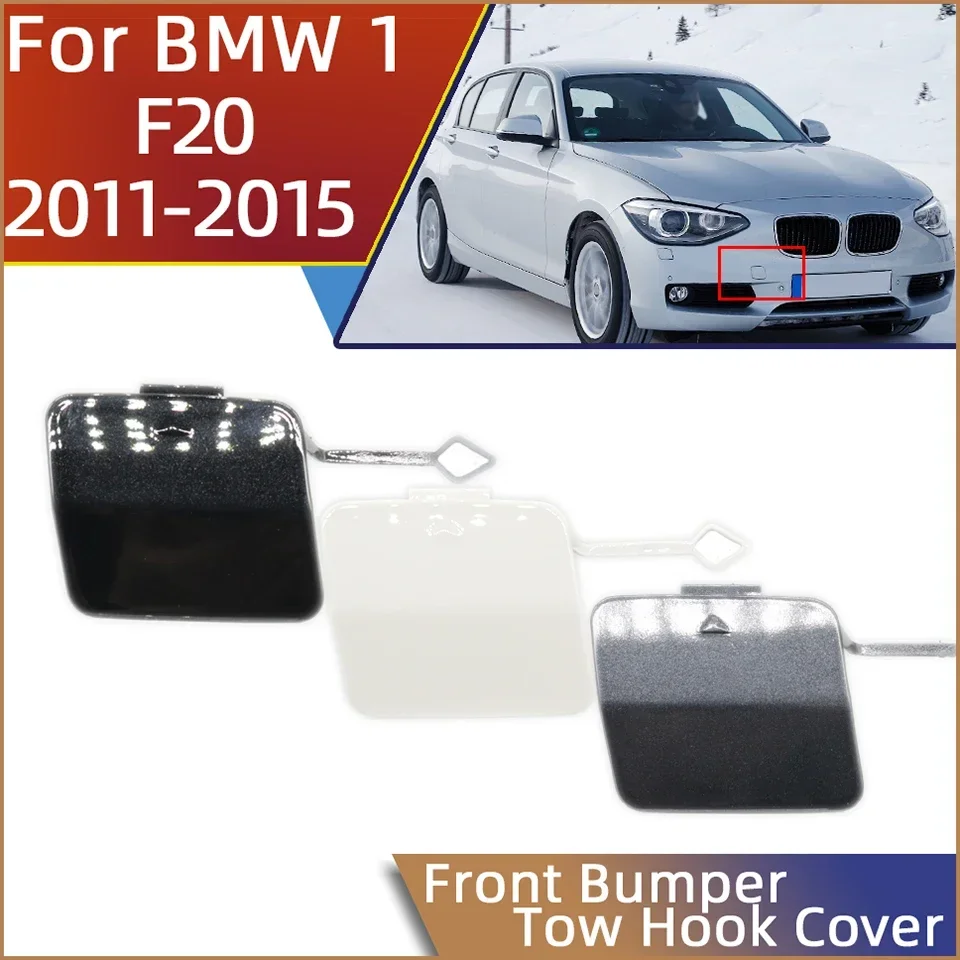 

For BMW 1 Series F20 F21 116i 120i 2011 2012 2013 2014 51117292947 Car Front Bumper Tow Hook Eye Cover Cap Towing Hauling Lid