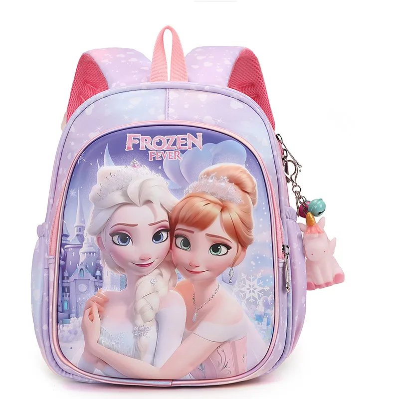 

2pc Large Capacity Disney Superhero Children's Backpack Waterproof 3D Gold Stamp Print Schoolbag Travel Backpack