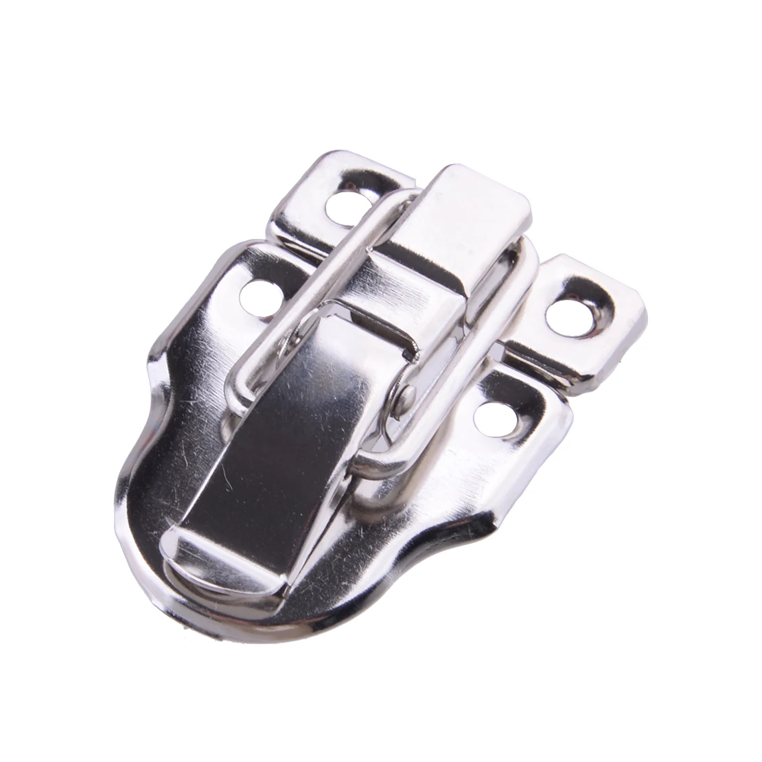 4Pcs Toggle Latch Buckle Lock Clasp สกรูเงินสำหรับเครื่องมือเครื่องประดับไม้ Trinket กล่องหัตถกรรมกระเป๋าเดินทาง