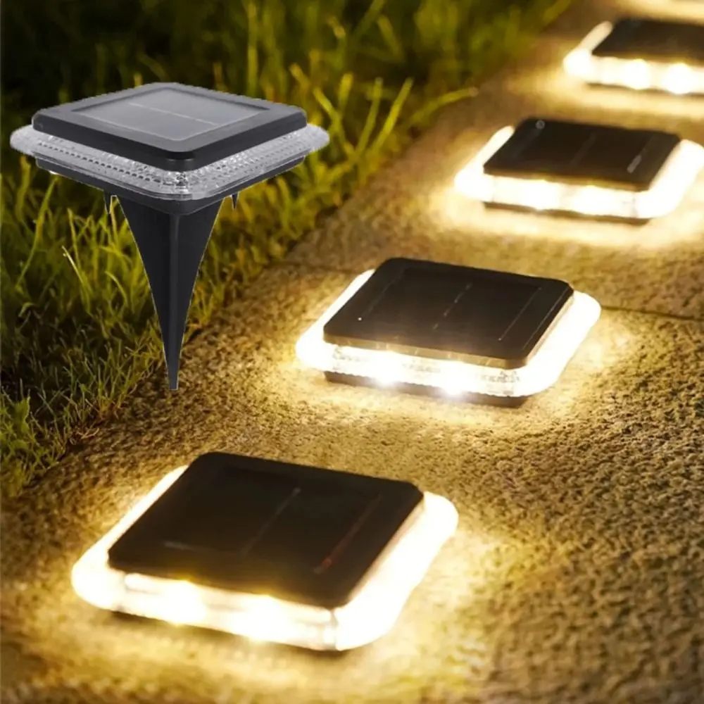 

Waterproof Solar Ground Lights Sensor 360° LED Solar Buried Light Plastic Material Outdoor Landscape Lighting Driveway