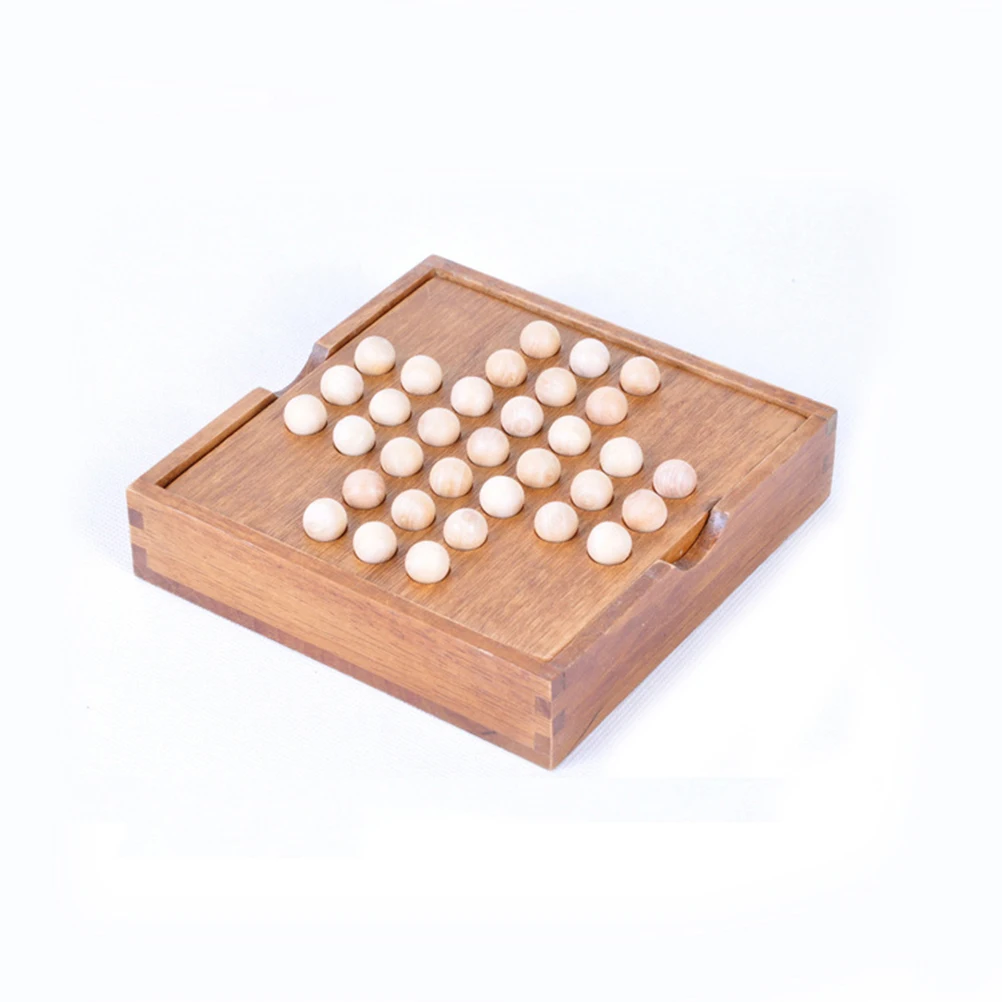 

Wooden Single Chess Peg Educational Intelligence For Kids Non-Toxic Smooth Surface Family Learning Entertainment