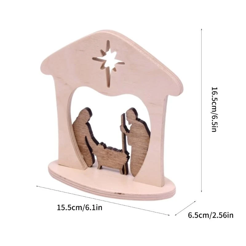 مشهد المهد عيد الميلاد الحلي العلامة جيسوس وود يعبر عن اعتقادك #6