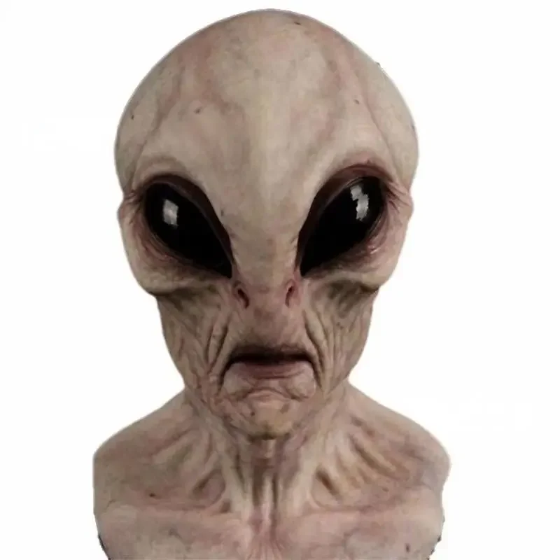 Alien Funny Mask Halloween Alien Mask Latex Headgear Horror Faceless Man Mask Alien Party Decoration Funny Cosplay Prop Mask