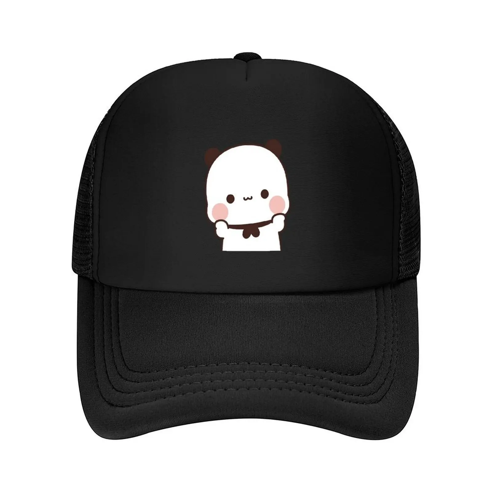 

Cute BuBu Panda saying Hello to you Baseball Cap Beach Bag hiking hat Snapback Cap birthday Women's Beach Visor Men's