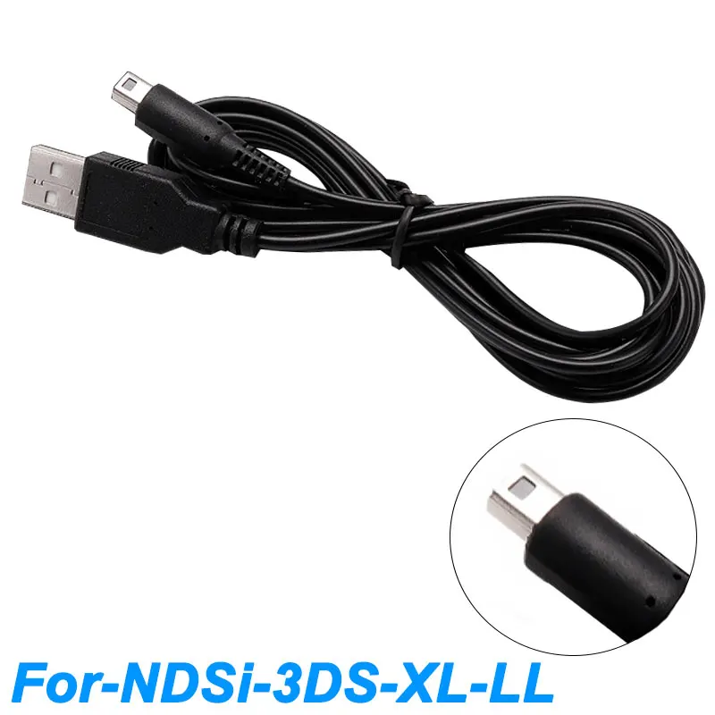 1pcs USB Data Charger Charging Power Cable Cord for DS Lite DSL NDSL For NDSi 3DS New 3DS XL LL NDS GBA SP