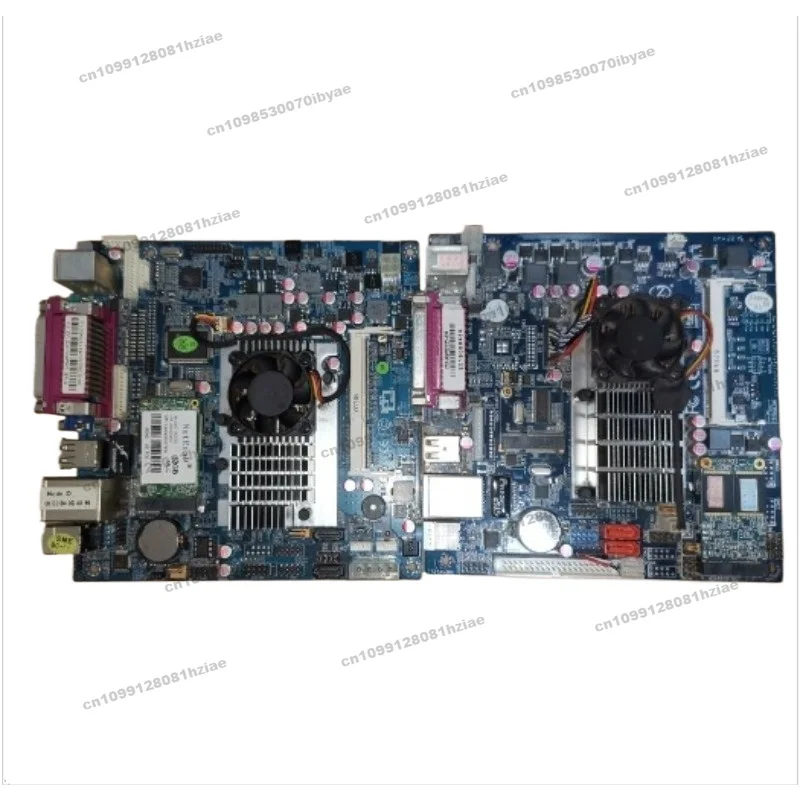 For ATOM D525 DC 12V Motherboard COM2 Industrial Control Cash Register Dual Screen Round Hole 5.5*2.5