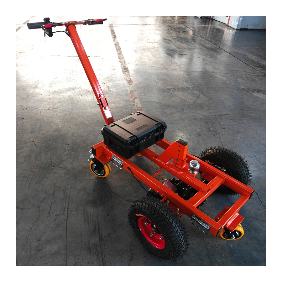 

AMBITION Electric Trolley Foldable Tractor Yacht RV Rack Trailer Traction Car Material Handling Equipment Tow Truck 800W