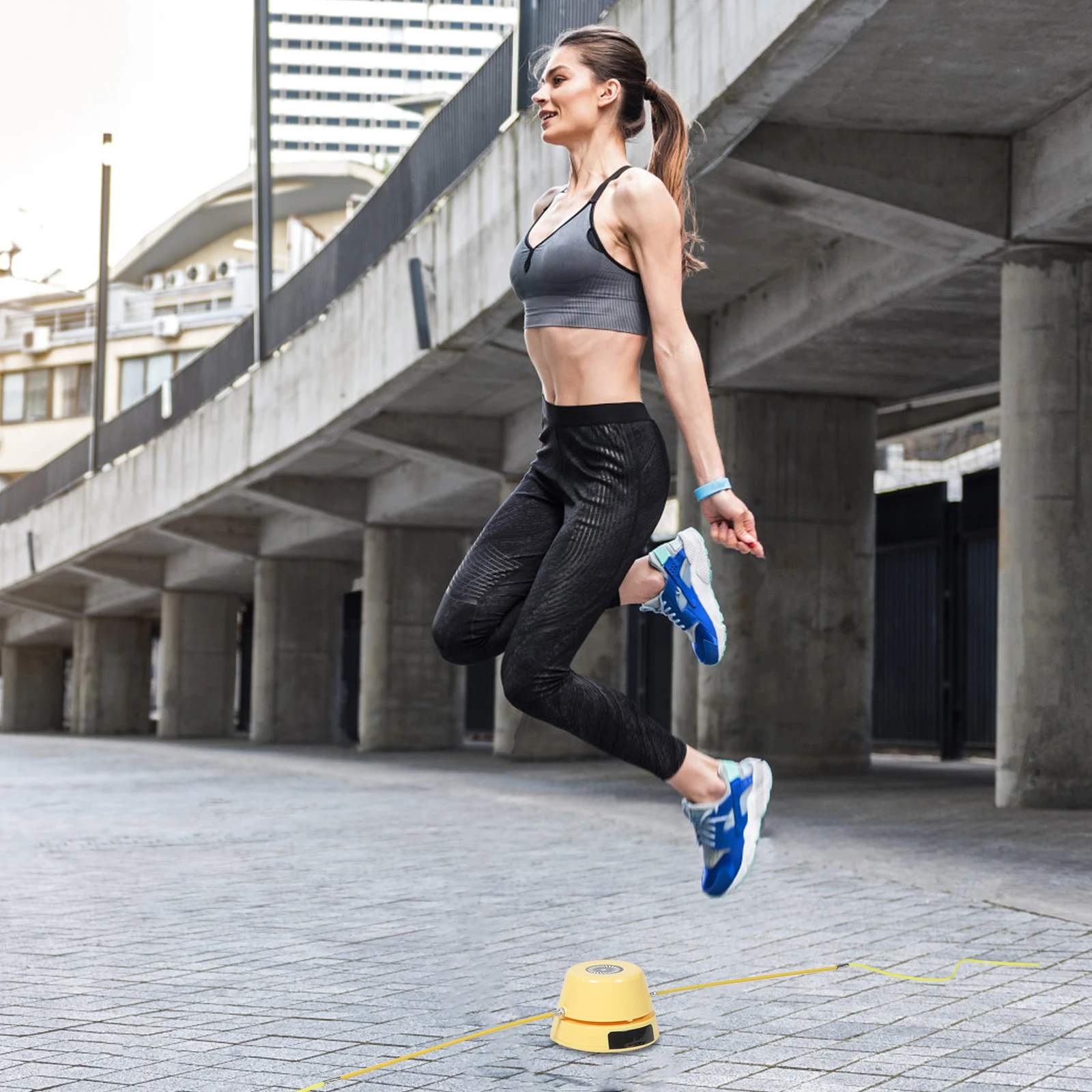 

1Set Automatic Electronic Jump Machine Portable Cordless Smart Jump Rope for Fitness Exercise