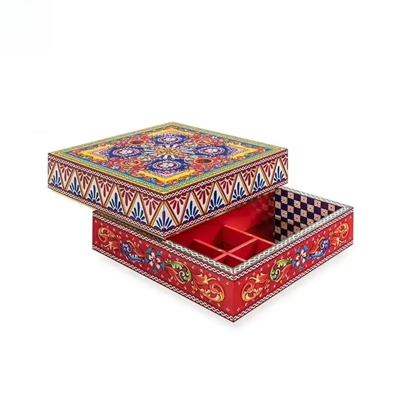 Hand painted household furniture center metal stainless steel coffee table
