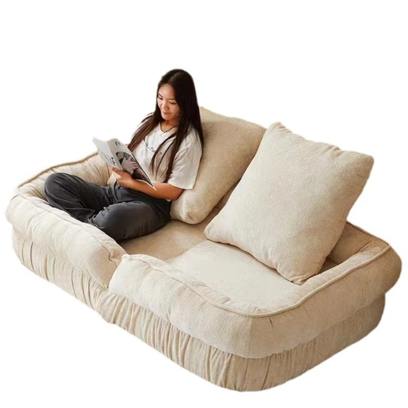 

Lazy sofa bedroom single recliner small sofa bed