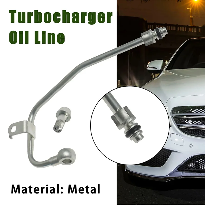 خط توصيل توريد تغذية الزيت BB-Turbo مع أجزاء لولبية مجوفة 2710900477 لمرسيدس بنز C250 2012 2013 2014 2015