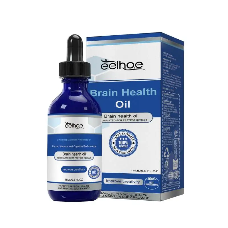 Brain Relax Drops Anti Anxiety Reduce Pressure Improve Attention Enhance Memory Stimulating Creativity Body Massage Oil