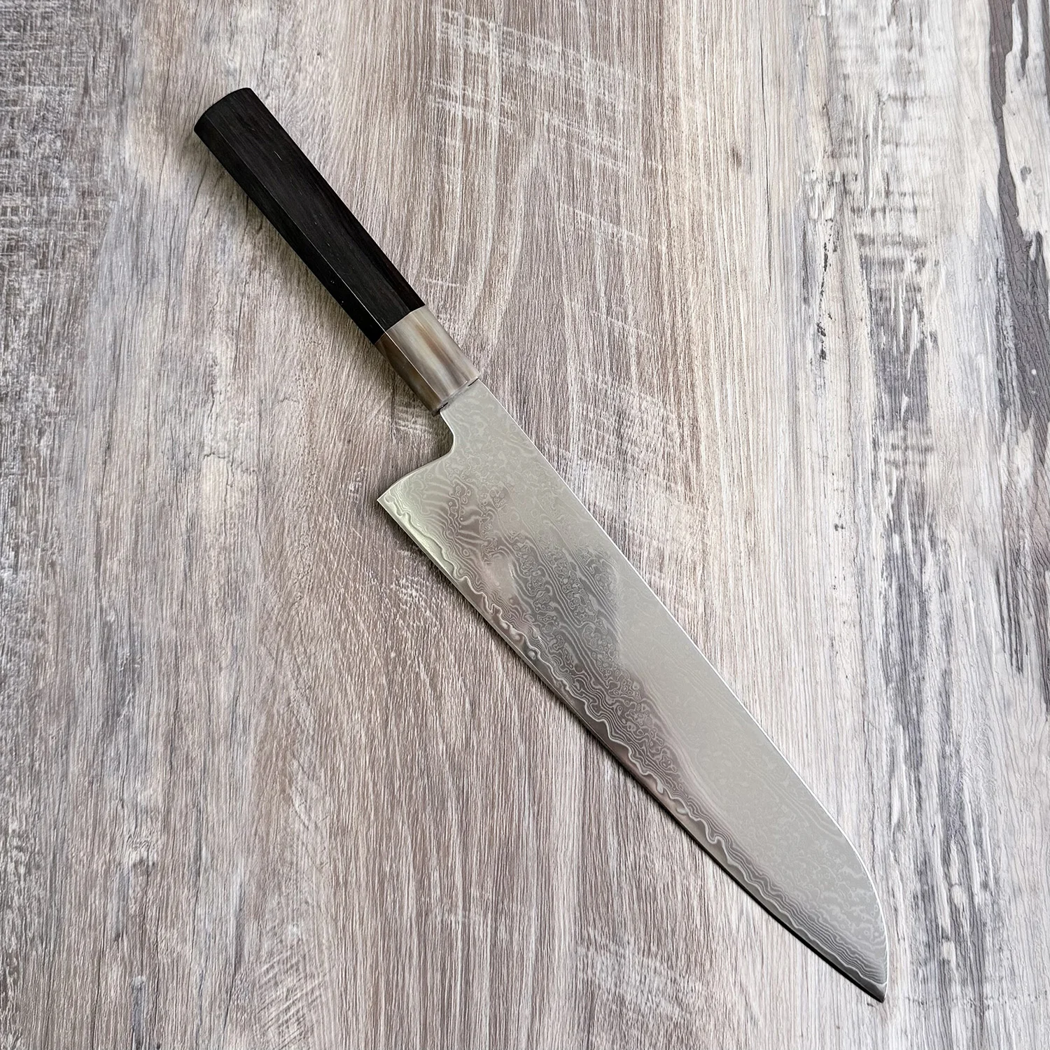Chef Knife 67-layers Damascus VG-10 Steel Blade Ox Horn & Ebony Handle Slicing Sushi Cleaver Sashimi Gyutou Kitchen Sharp Knife