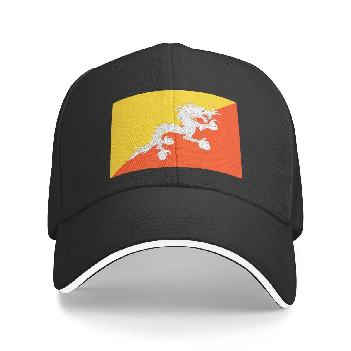 Flag Of The Kingdom Of Bhutan Merchandise Men Women Casquette Hats Cap Retro Formal All Seasons Travel Sun Cap