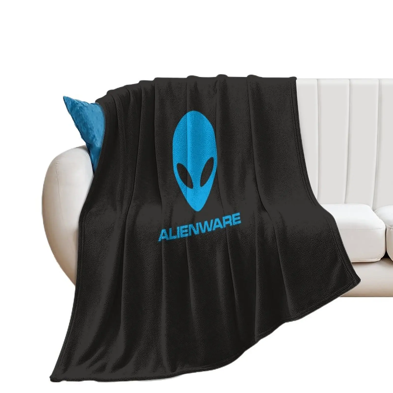 

BEST SELLER - Alienware Merchandise Essential T-Shirt Throw Blanket Shaggy Thin Blankets