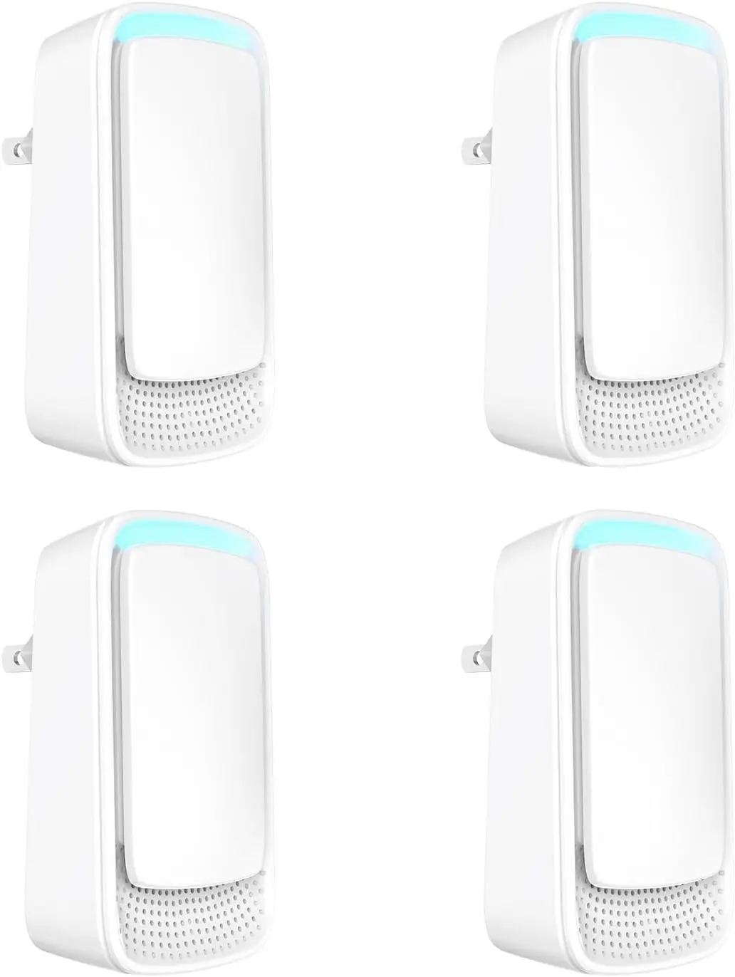 

Портативный ионизатор воздуха с технологией отрицательных ионов, тихий очиститель для дома, офиса, гаража — устранитель запахов (4 шт.)