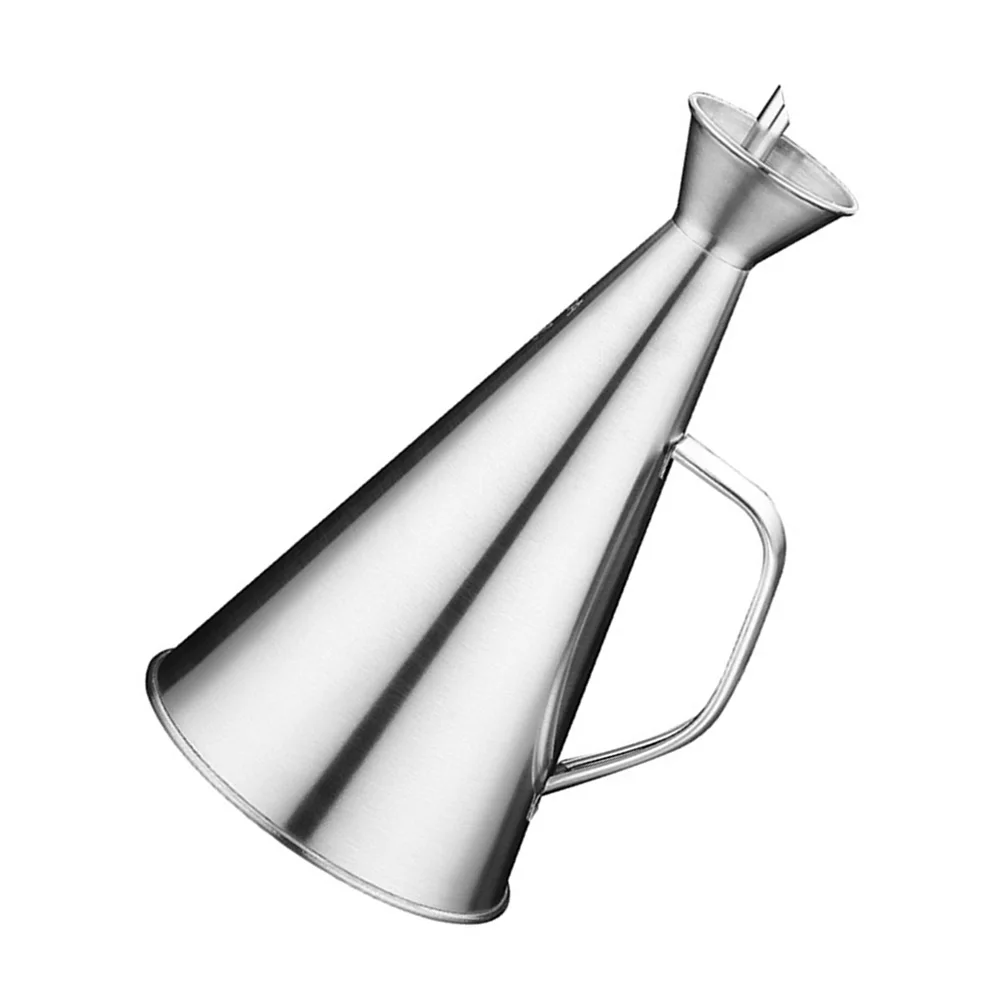 

500 Ml Oil Bottle Leakproof Pot Tanker Stainless Steel Dispenser Container Vinegar