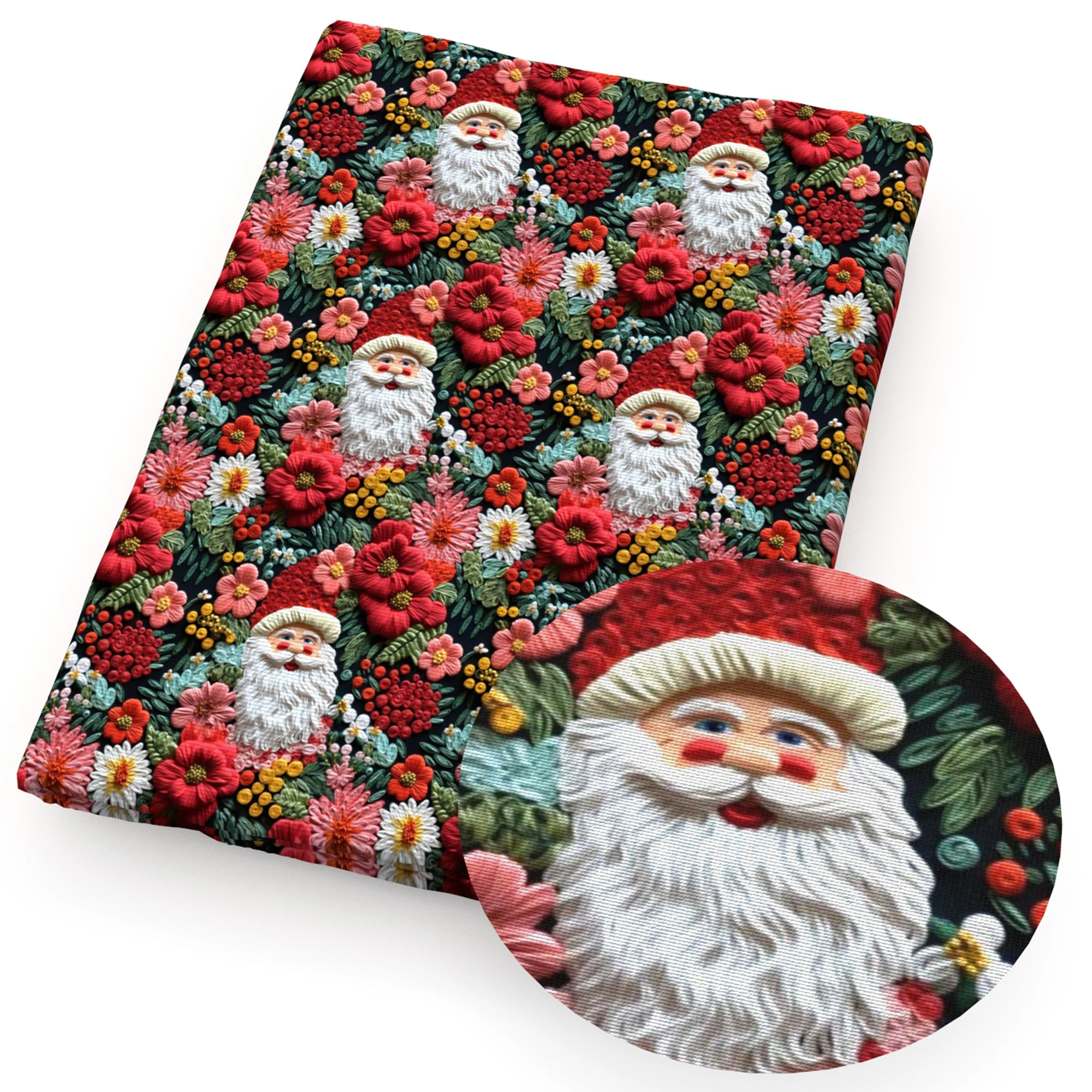 Imitacja Christams 50*145cm Patchwork, nadruki tkanina bawełniana tkanina poliestrowa pikowana materiał do robótek do szycia ręcznie robiona