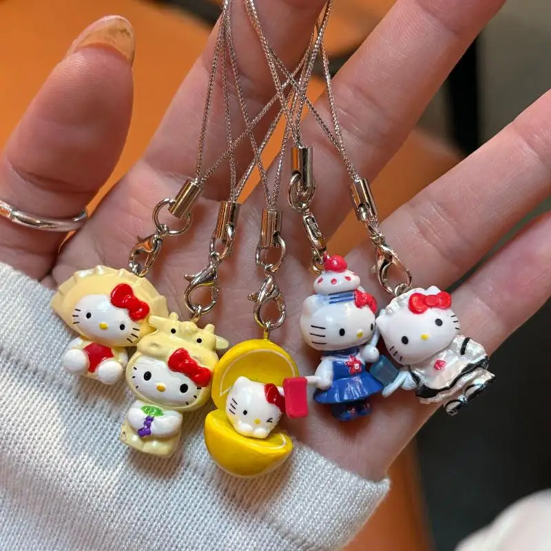 مرحبا كيتي قضية الهاتف المحمول قلادة CCD كاميرا قلادة اليابانية والكورية سماعة غطاء الديكور حقيبة الديكور #3