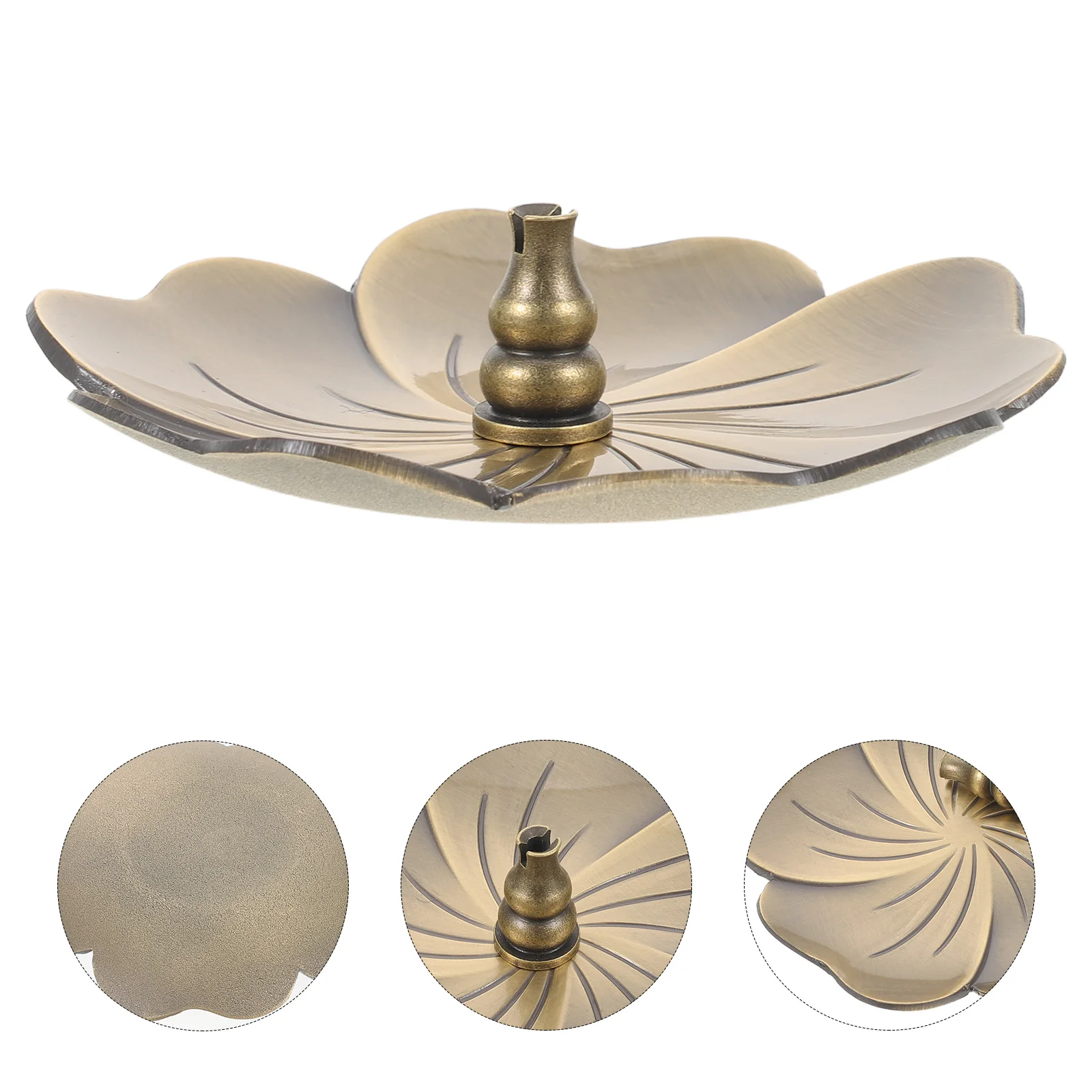 

Pure Copper Incense Insert Ash Tray for Sticks Burner Seat Brass Holder