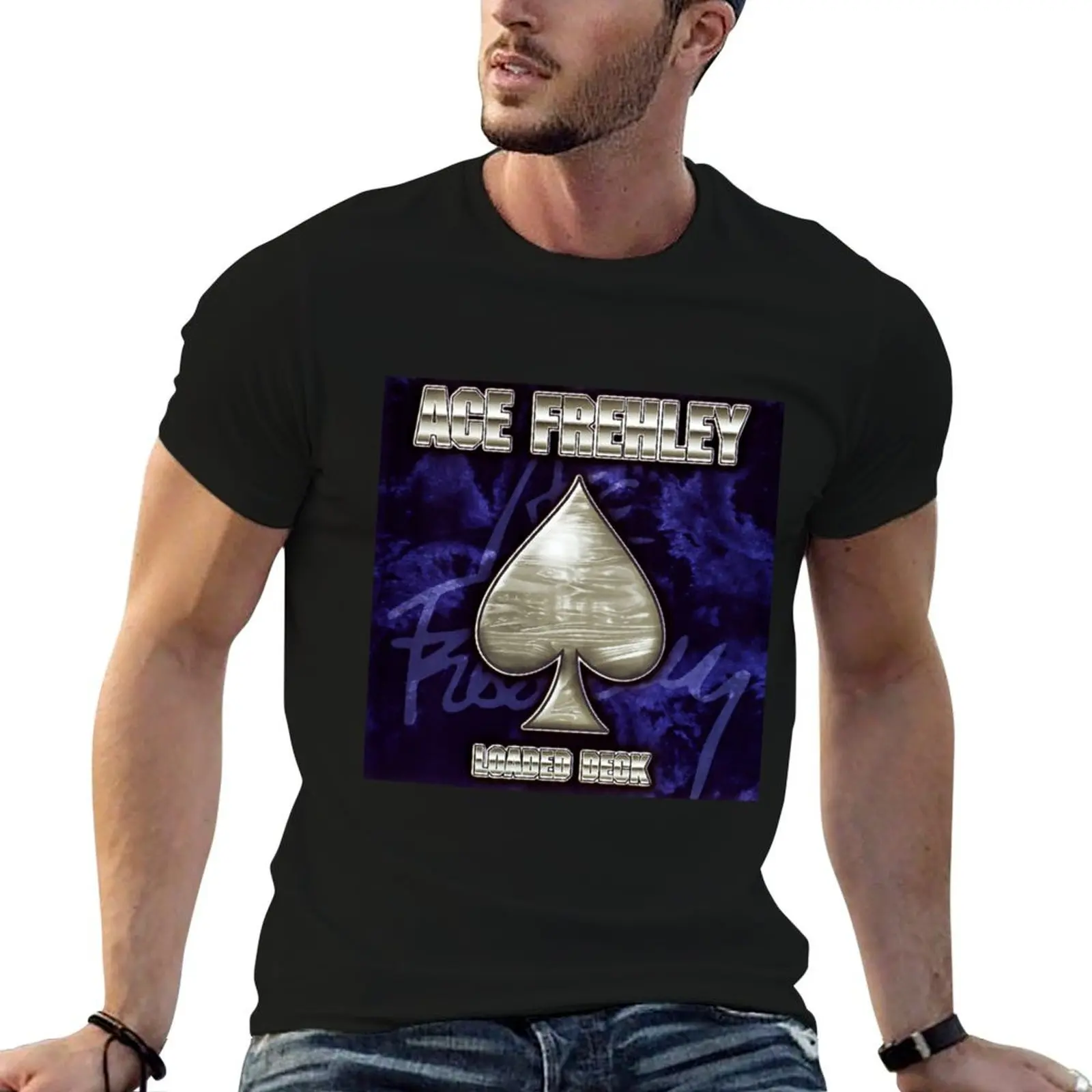 

man loaded T-Shirt man t casual t luxury shirts for deck shirt Ace men Frehley