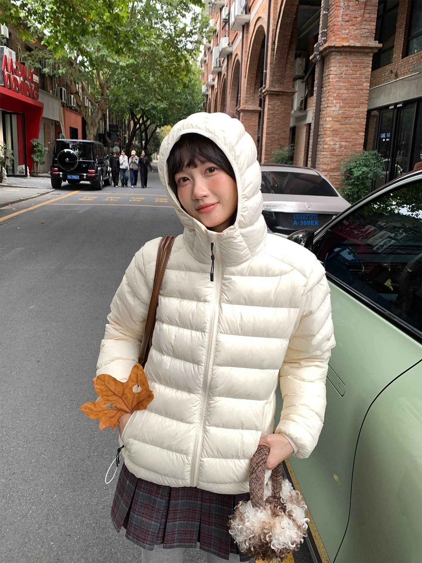 

Куртка NIDEBLA Korean Sle Light Thin Du для девочек, спортивная, с капюшоном, 90% белое пуховое наполнение, теплая, длинная